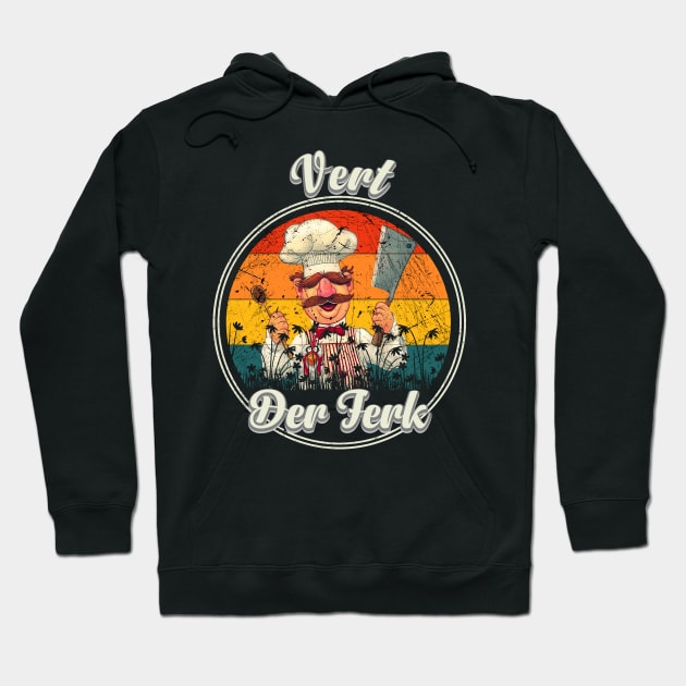 vert der ferk - Vintage Sunset Hoodie by modar siap